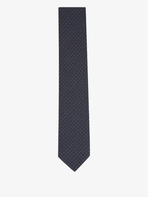 Canali Zijden stropdas met geometrisch patroon