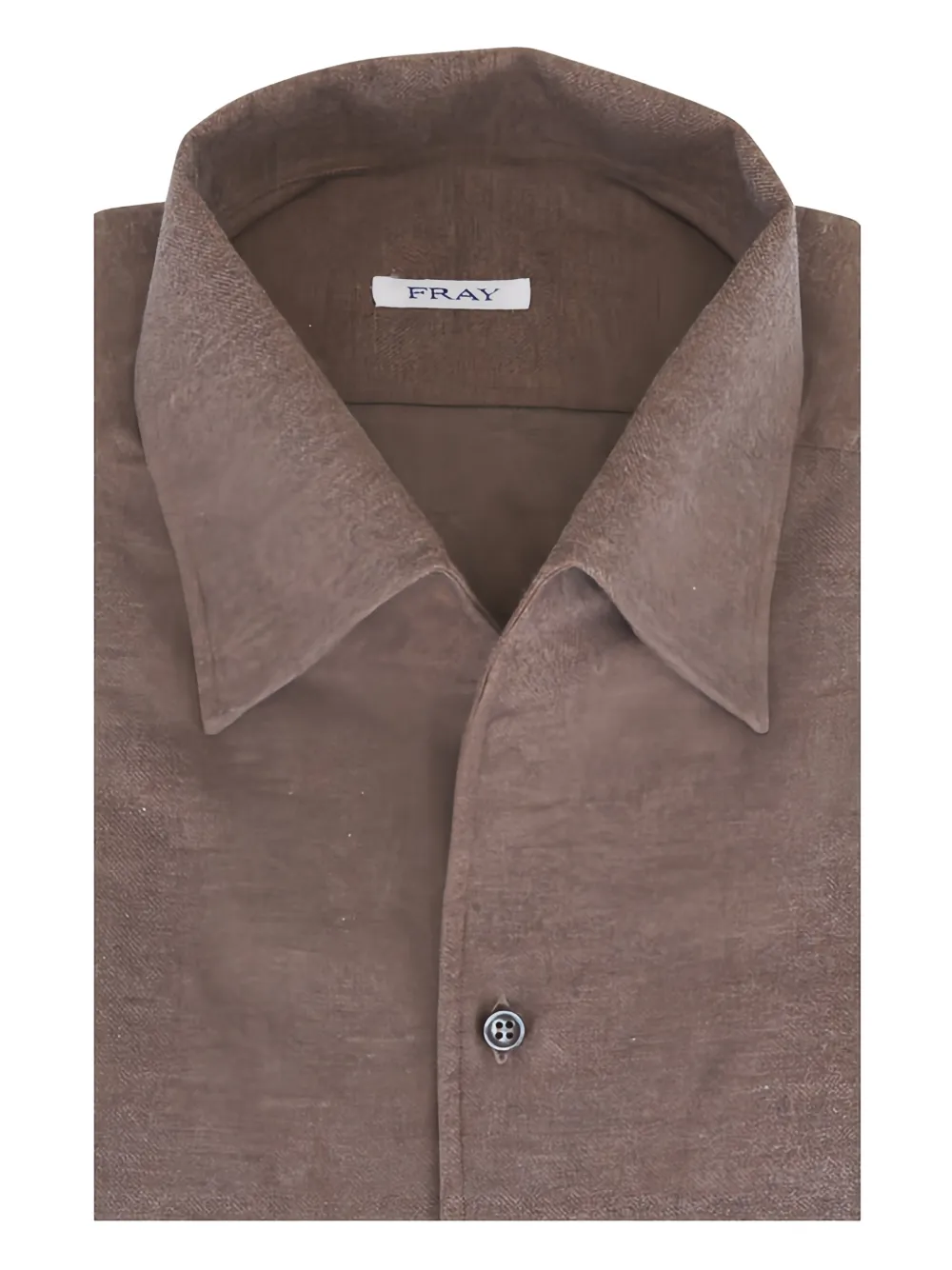 Fray Hemd mit Knopfverschluss - Braun