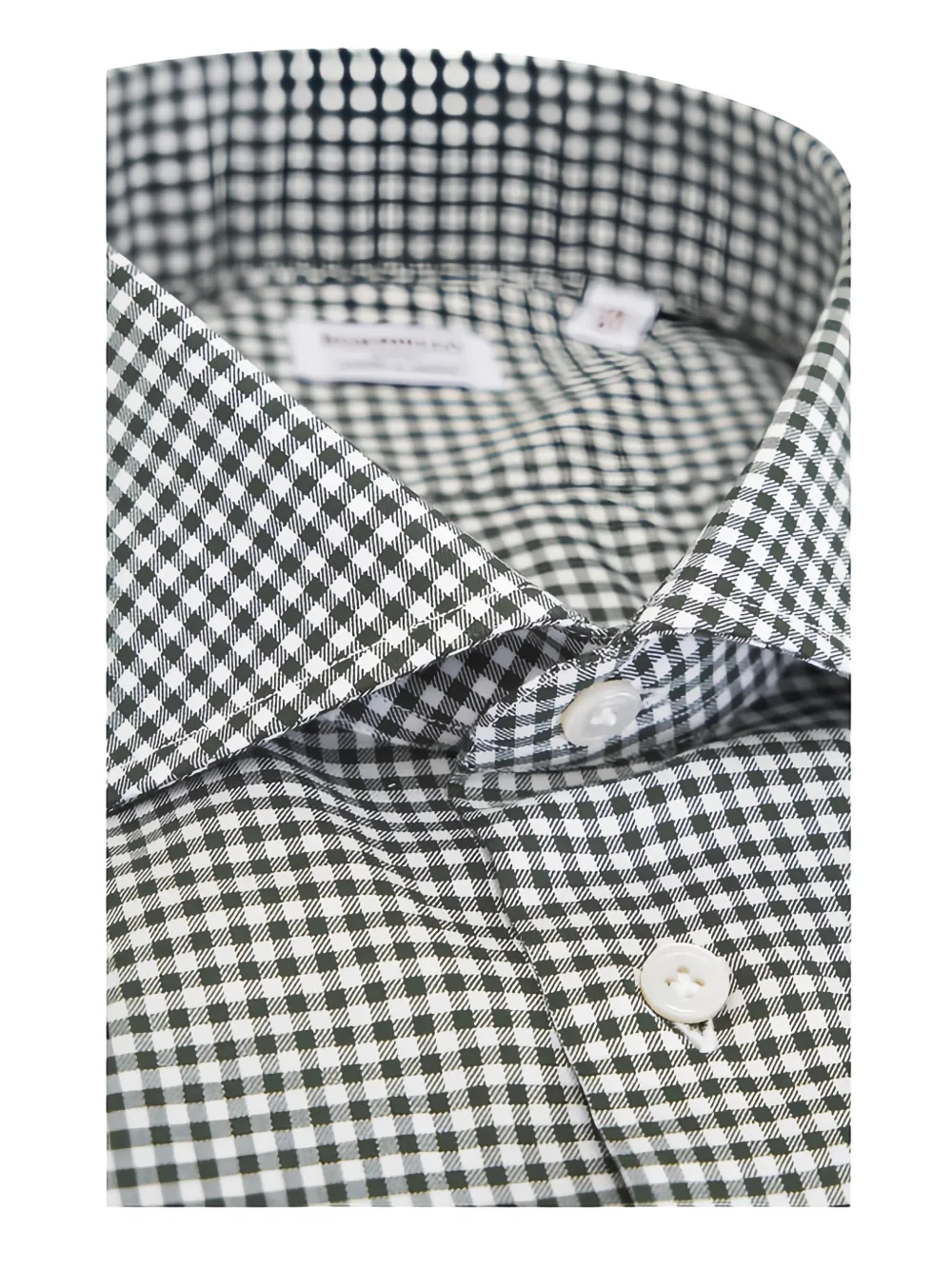 BORRIELLO NAPOLI checked shirt - Groen