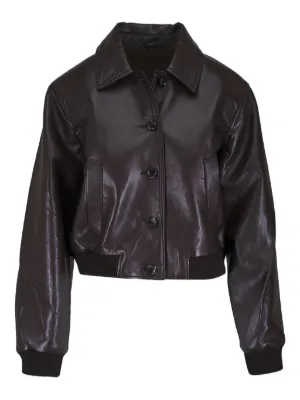 MM6 Maison Margiela クロップド ボンバージャケット | ブラック