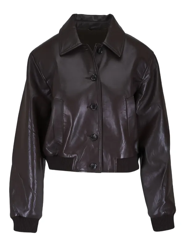 Citizens of Humanity Lola Button-up Jacket in Brown