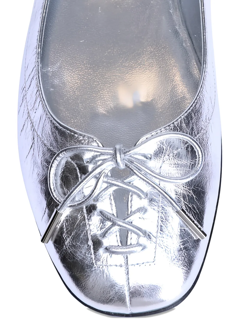 Jimmy Choo Scarlett ballerina's Zilver