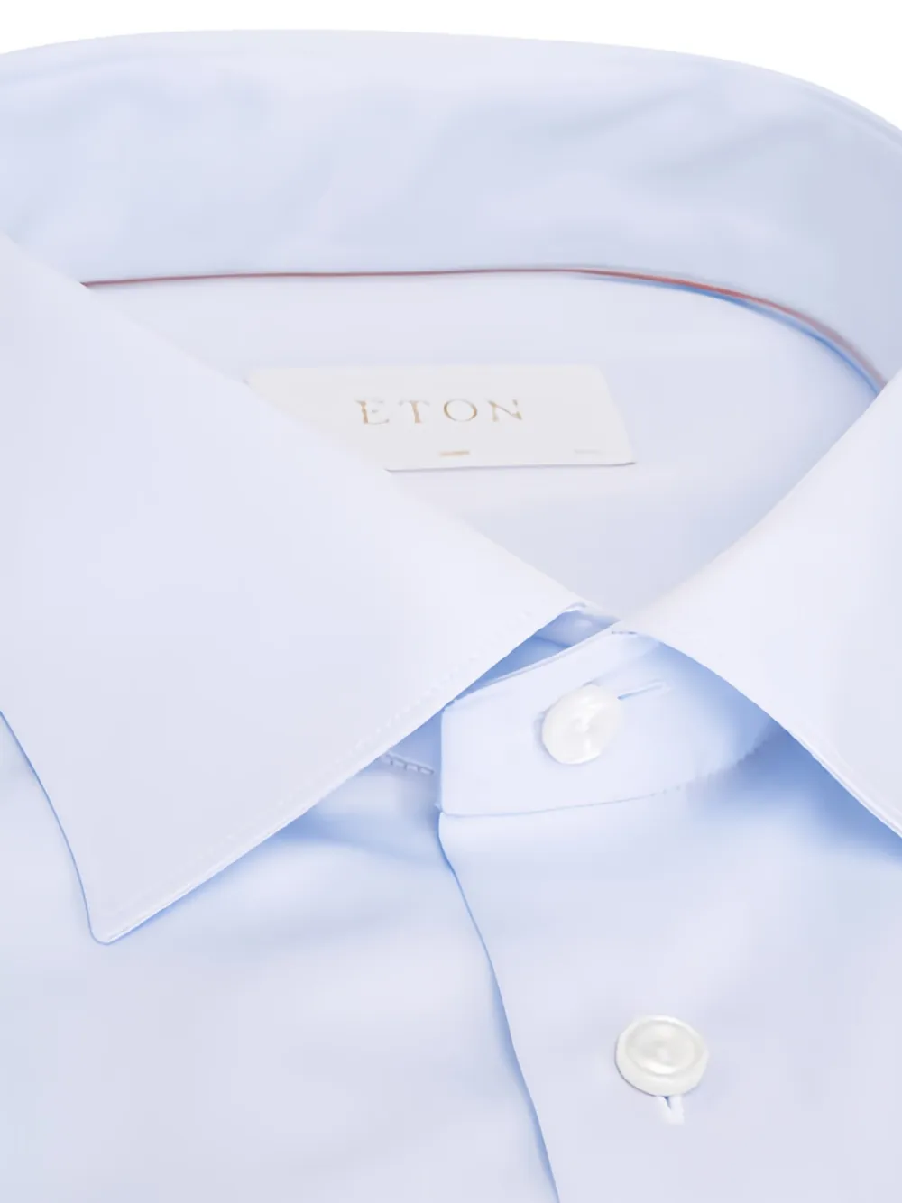 Eton Overhemd met puntige kraag - Blauw