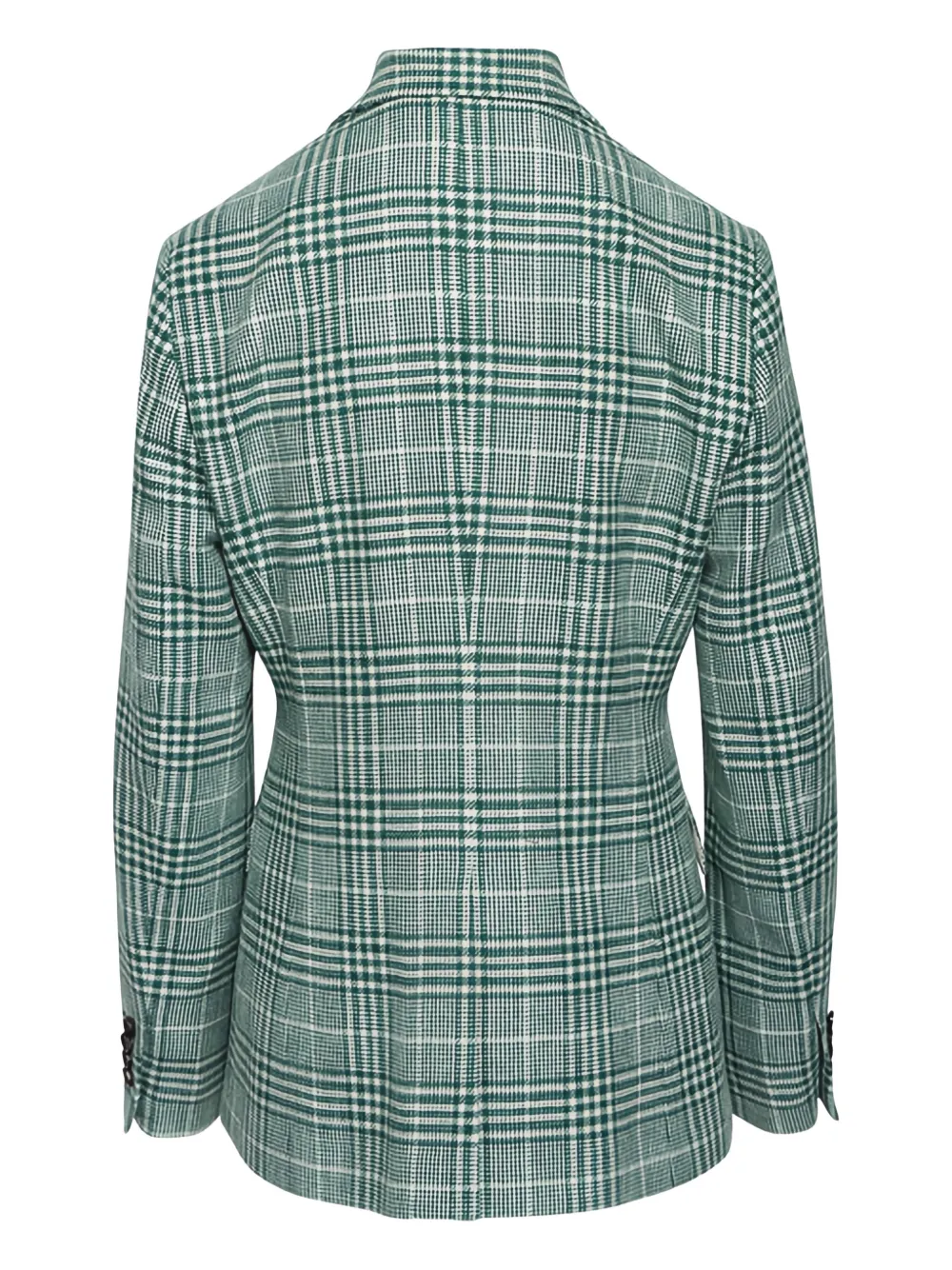 Kiton check-pattern buttoned blazer | Blazers | Image 2