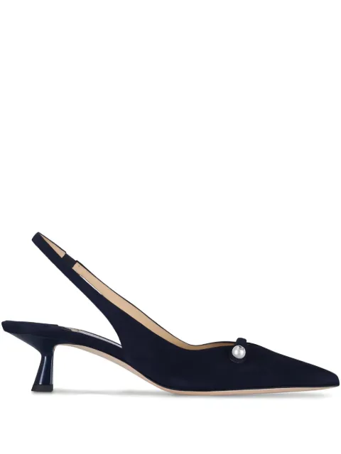 Jimmy Choo Amita pearl suede pumps