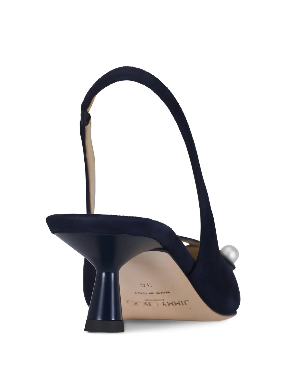 Jimmy Choo Amita suède pumps met parel Blauw