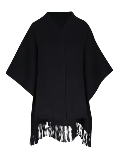 Lafayette 148 fringe V-neck coat