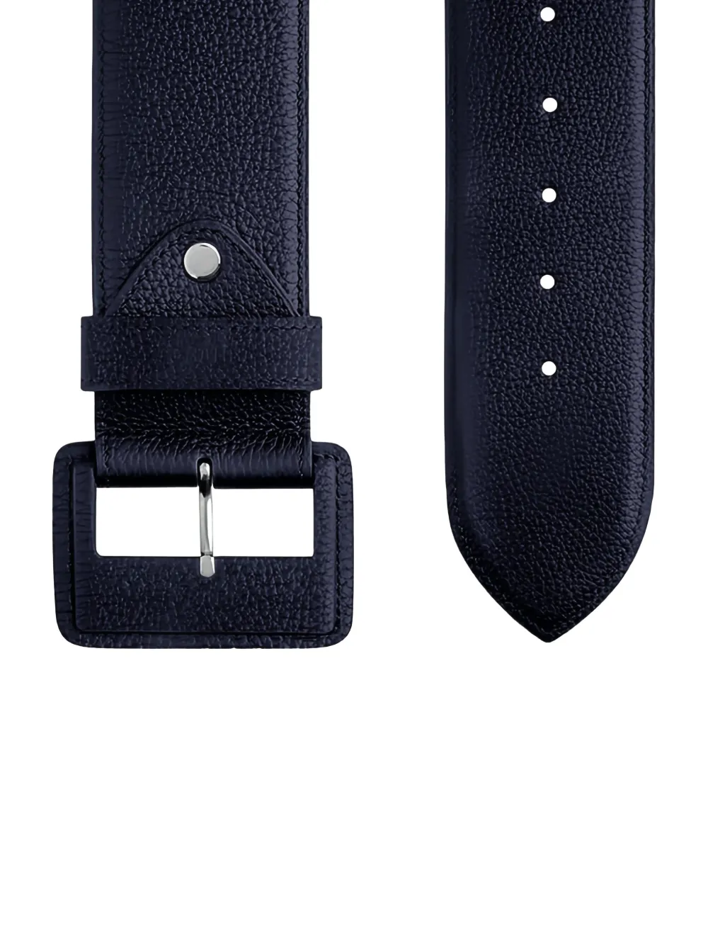 Maison Vaincourt Riem met vierkante gesp - Zwart