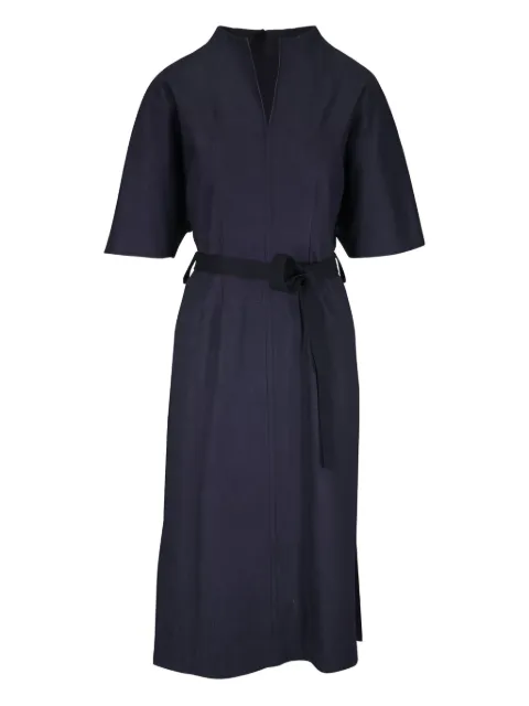 KZ_K STUDIO V-neck belted dress