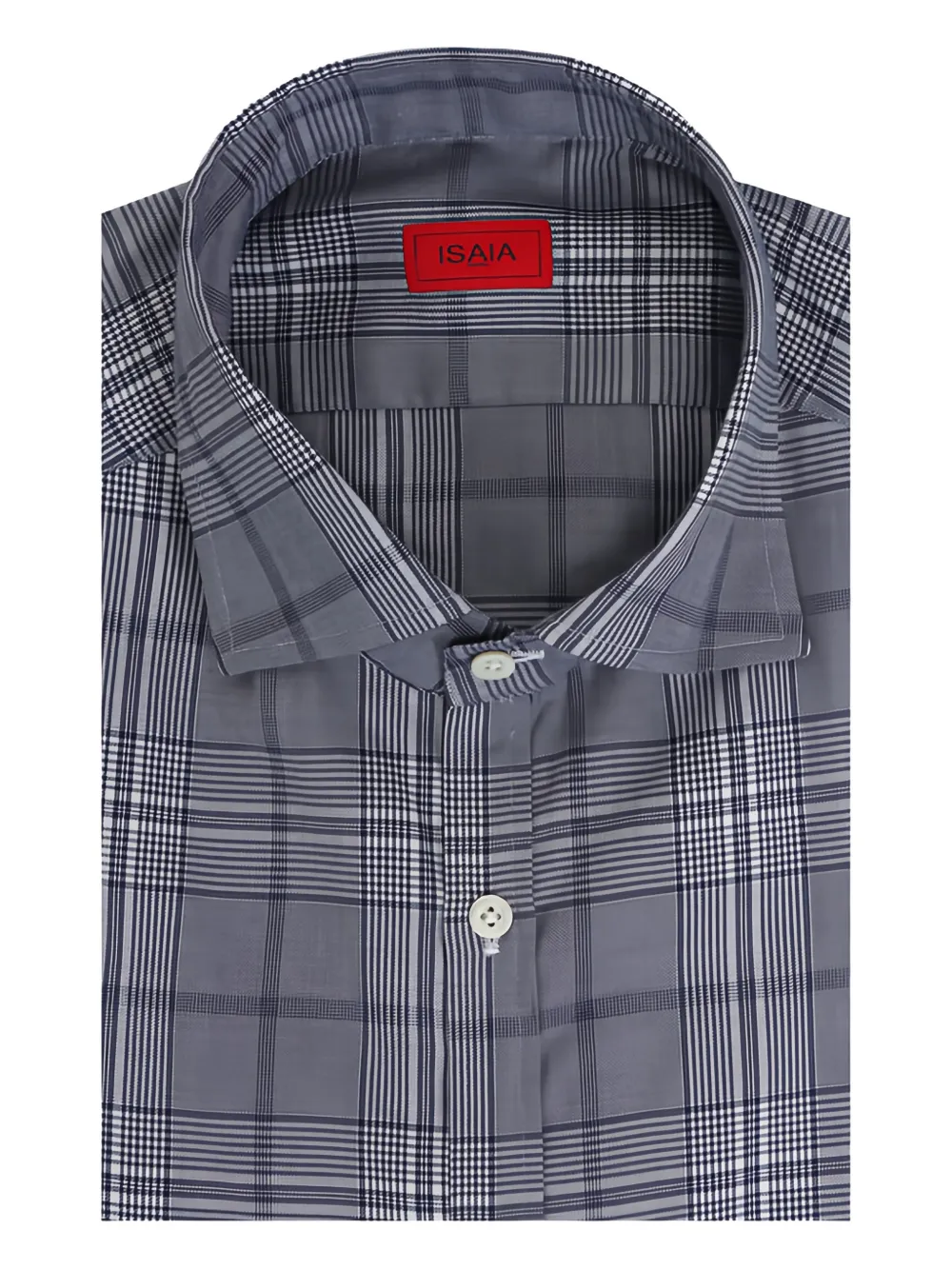 Isaia plaid button shirt | Blue | Image 1