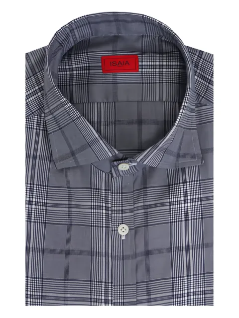 Isaia plaid button shirt