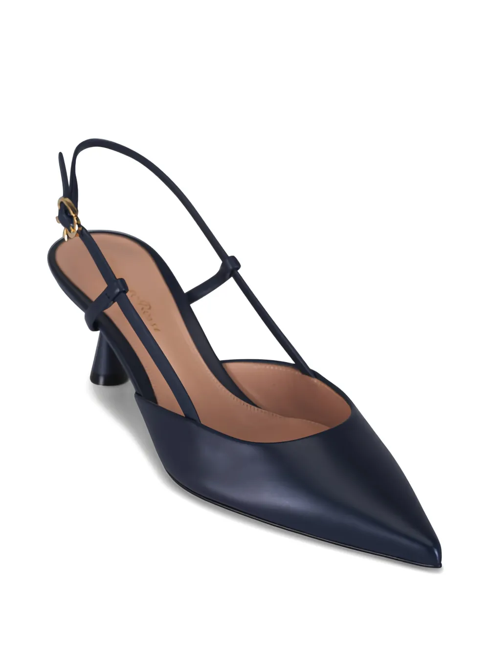 Gianvito Rossi Ascent sling sandalen met puntige neus Blauw