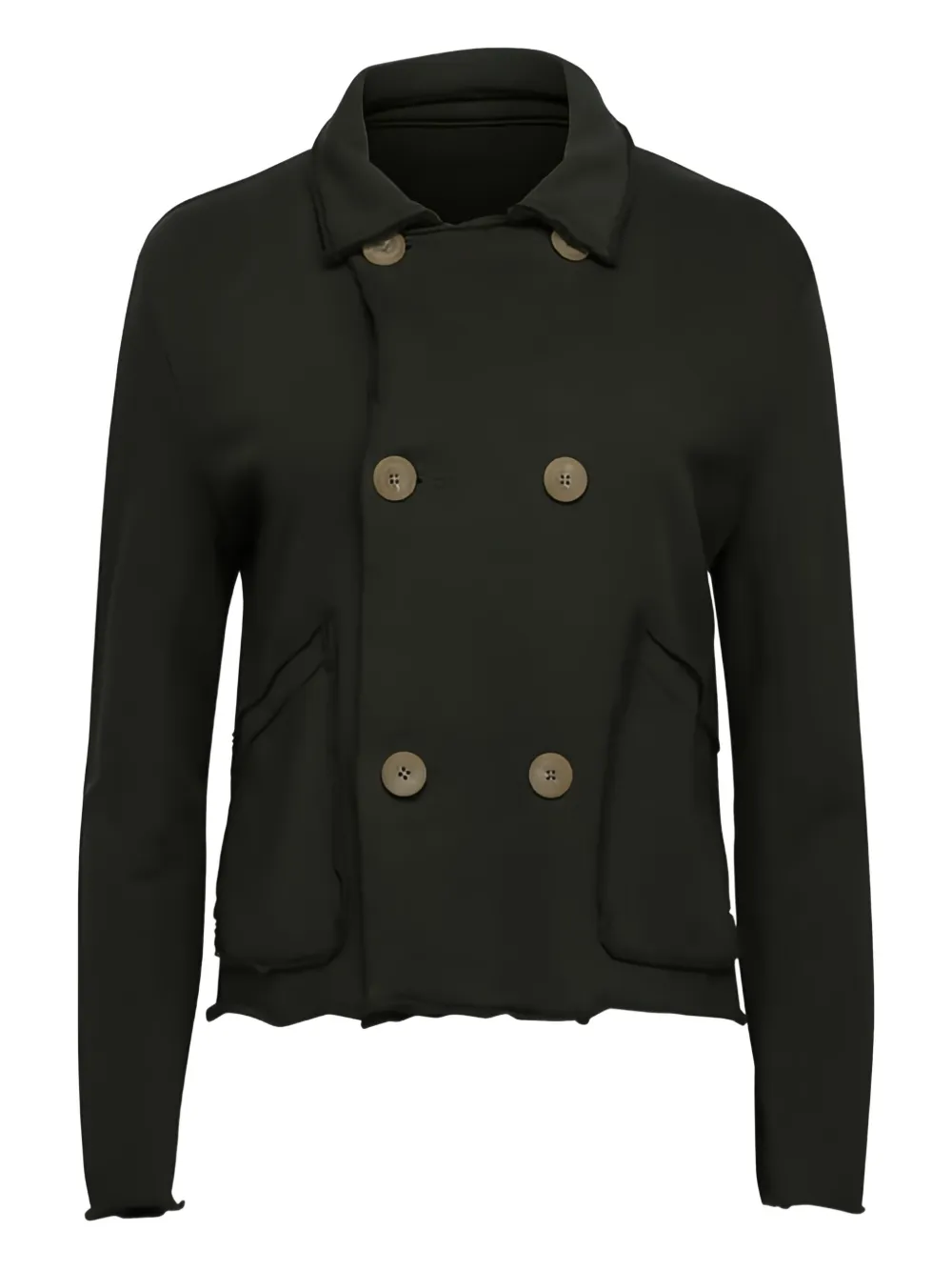 Frank & Eileen Giacca crop con bottoni - Verde