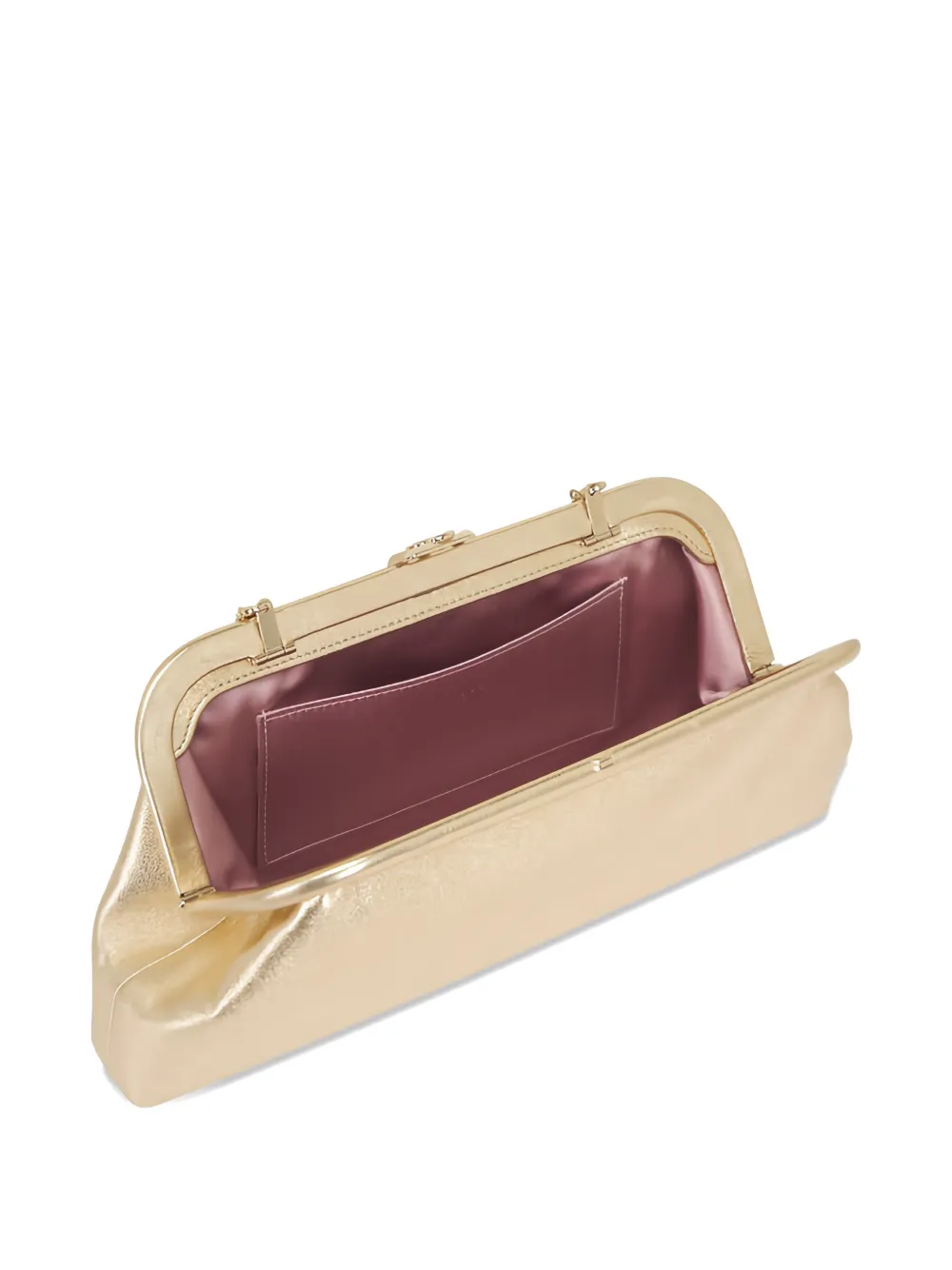 Jimmy Choo Leren clutch Goud