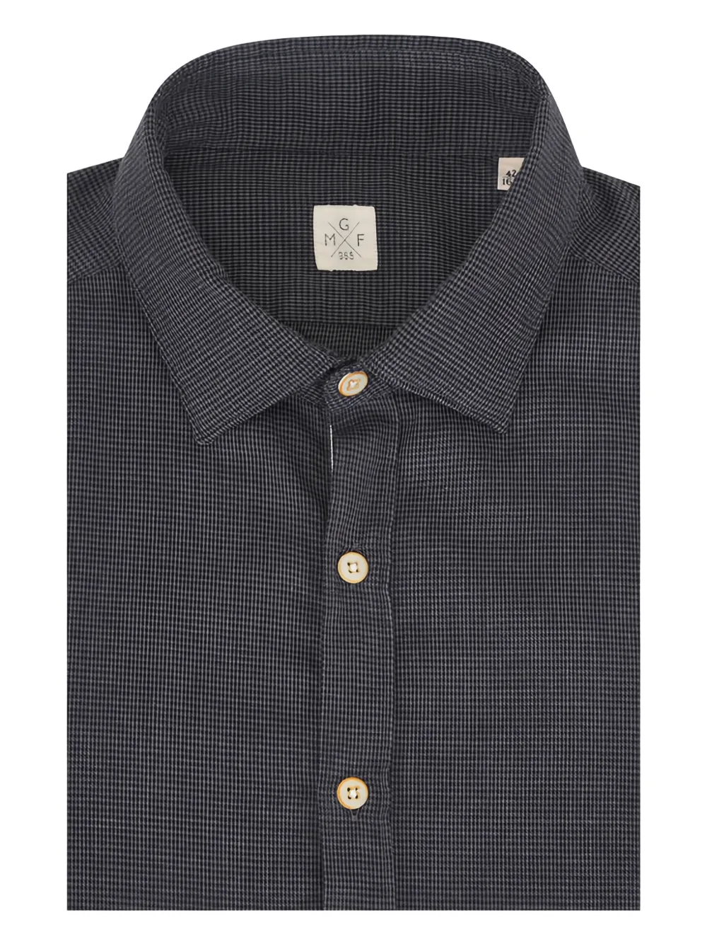GMF965 buttoned collar shirt - Grigio