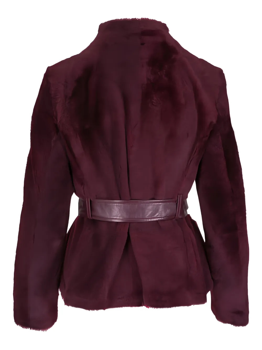  Kz_k Studio Kuji Belted Jacket - Purple 