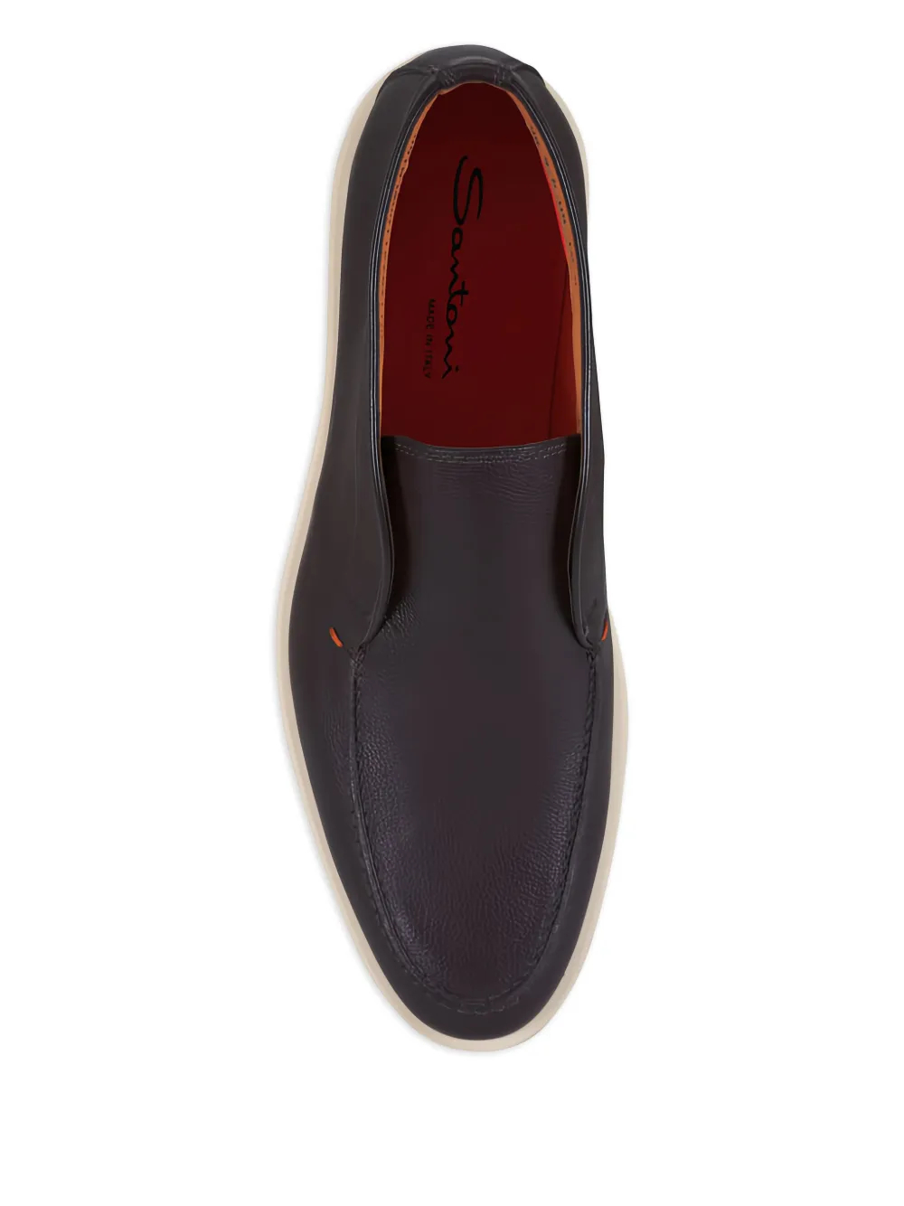 Santoni Leren laarzen Bruin