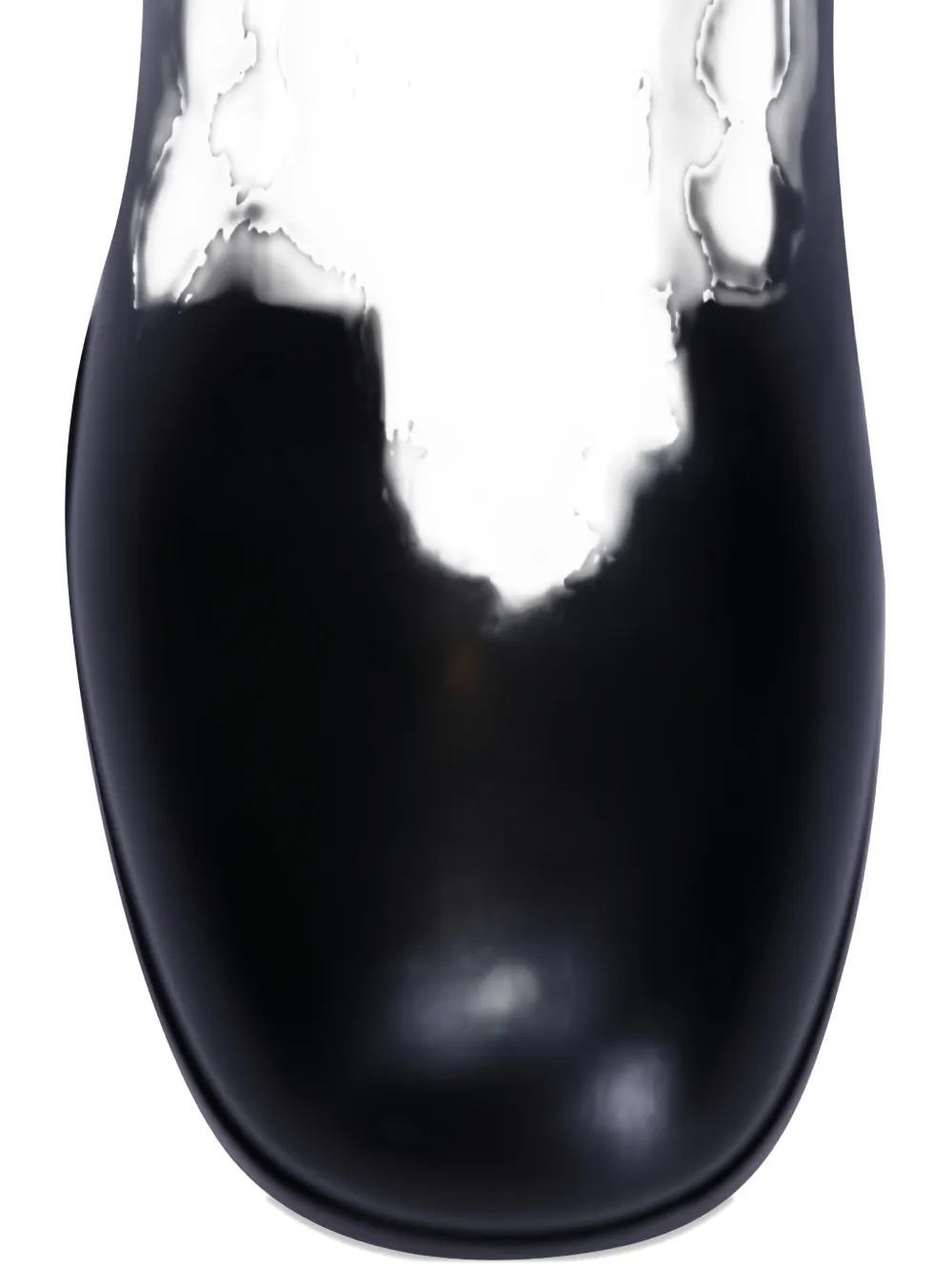 Santoni Bianca knielaarzen met gespdetail Zwart