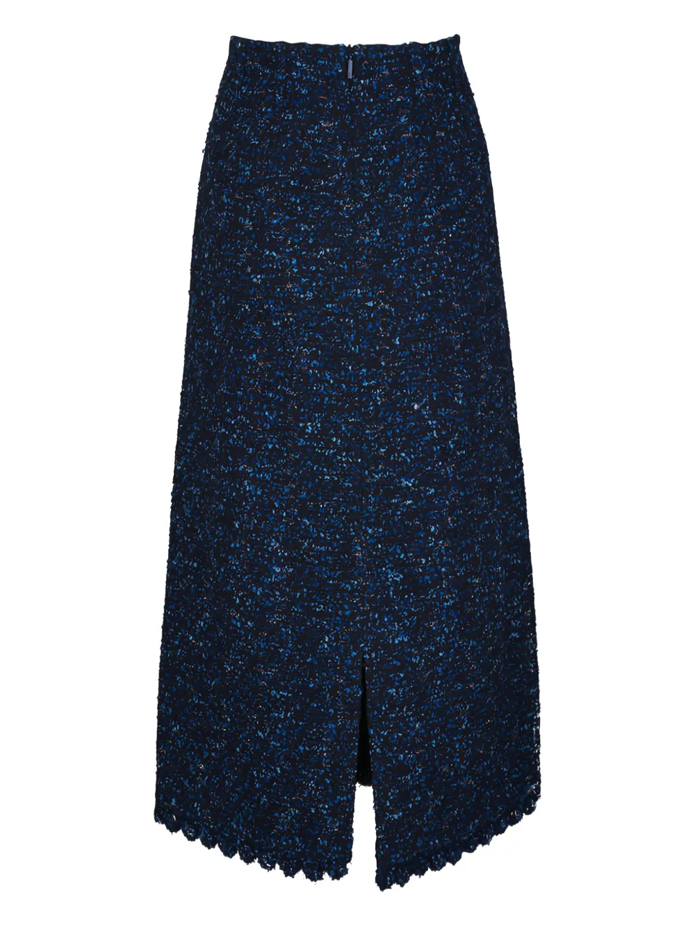 Lafayette 148 Cosmos bouclé midi skirt - Blauw