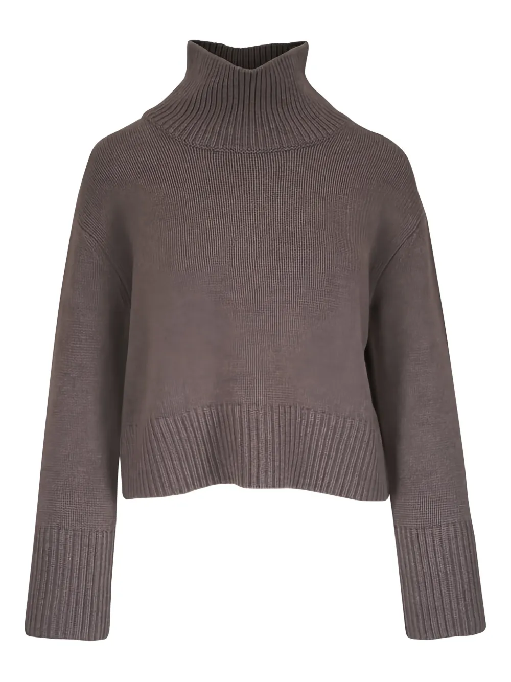 Lisa Yang Maglione crop a collo alto - Marrone