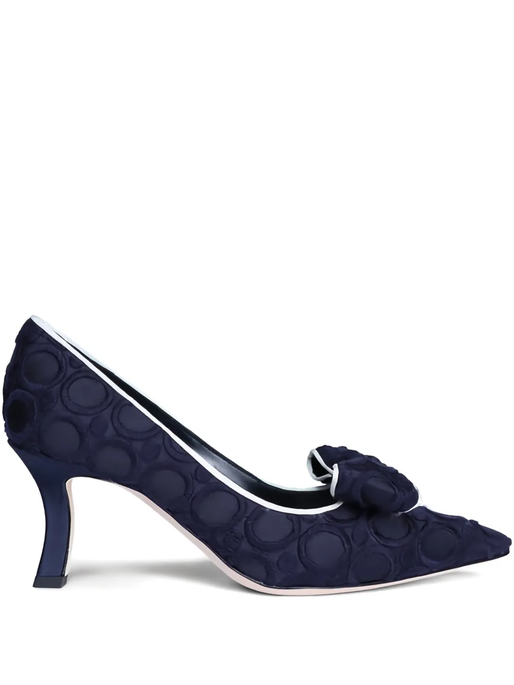 Manolo Blahnik escarpins Epirotes 70 mm à nœud appliqué | bleu | Image 1