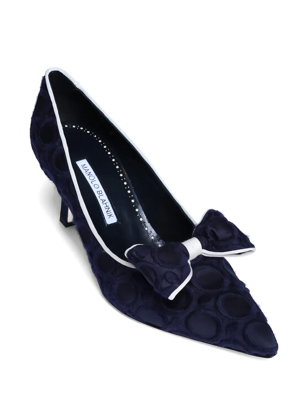 Manolo Blahnik escarpins Epirotes 70 mm à nœud appliqué | escarpins à talon | Image 2