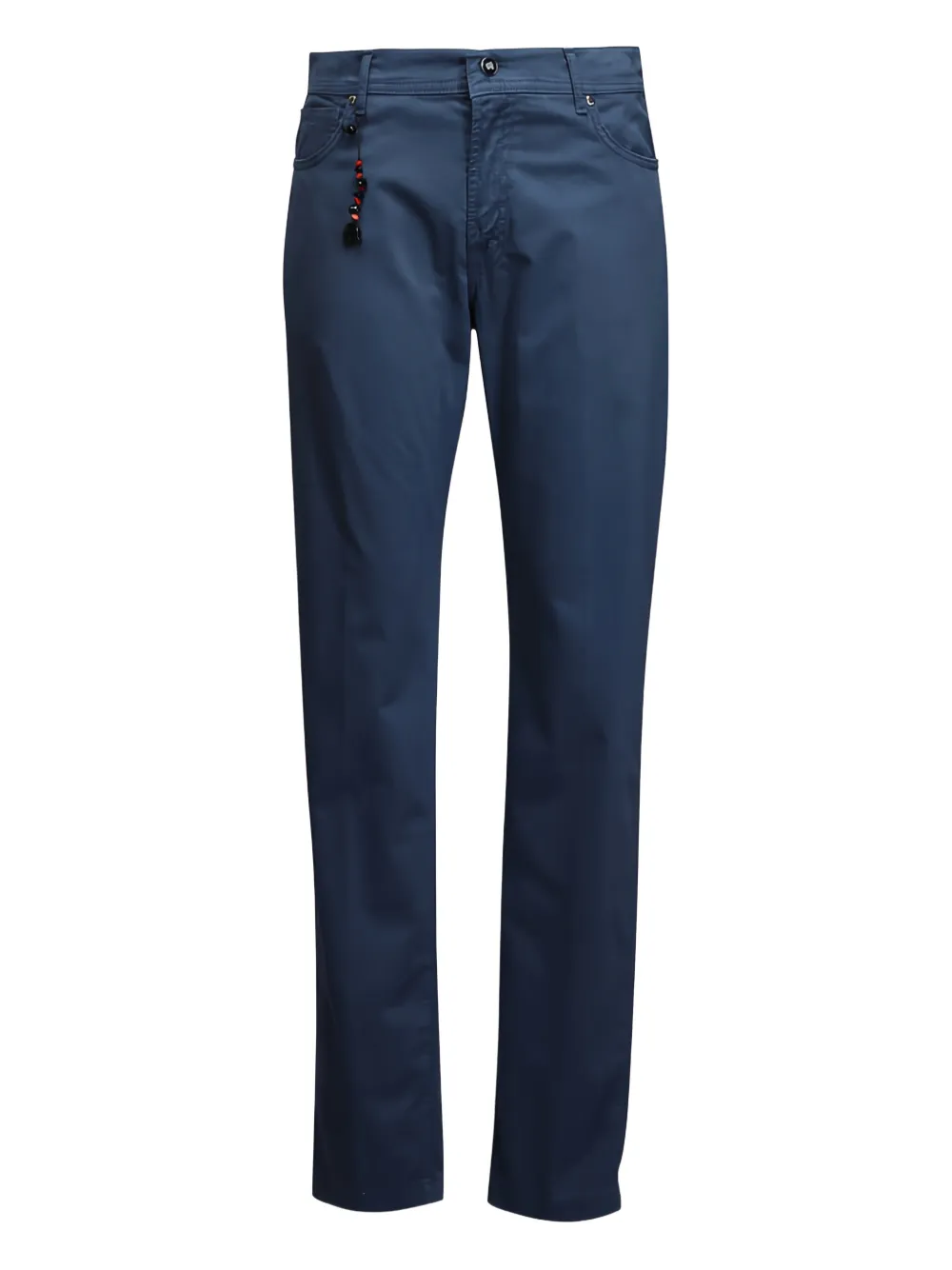 Marco Pescarolo belt loops trousers | Blue | Image 1
