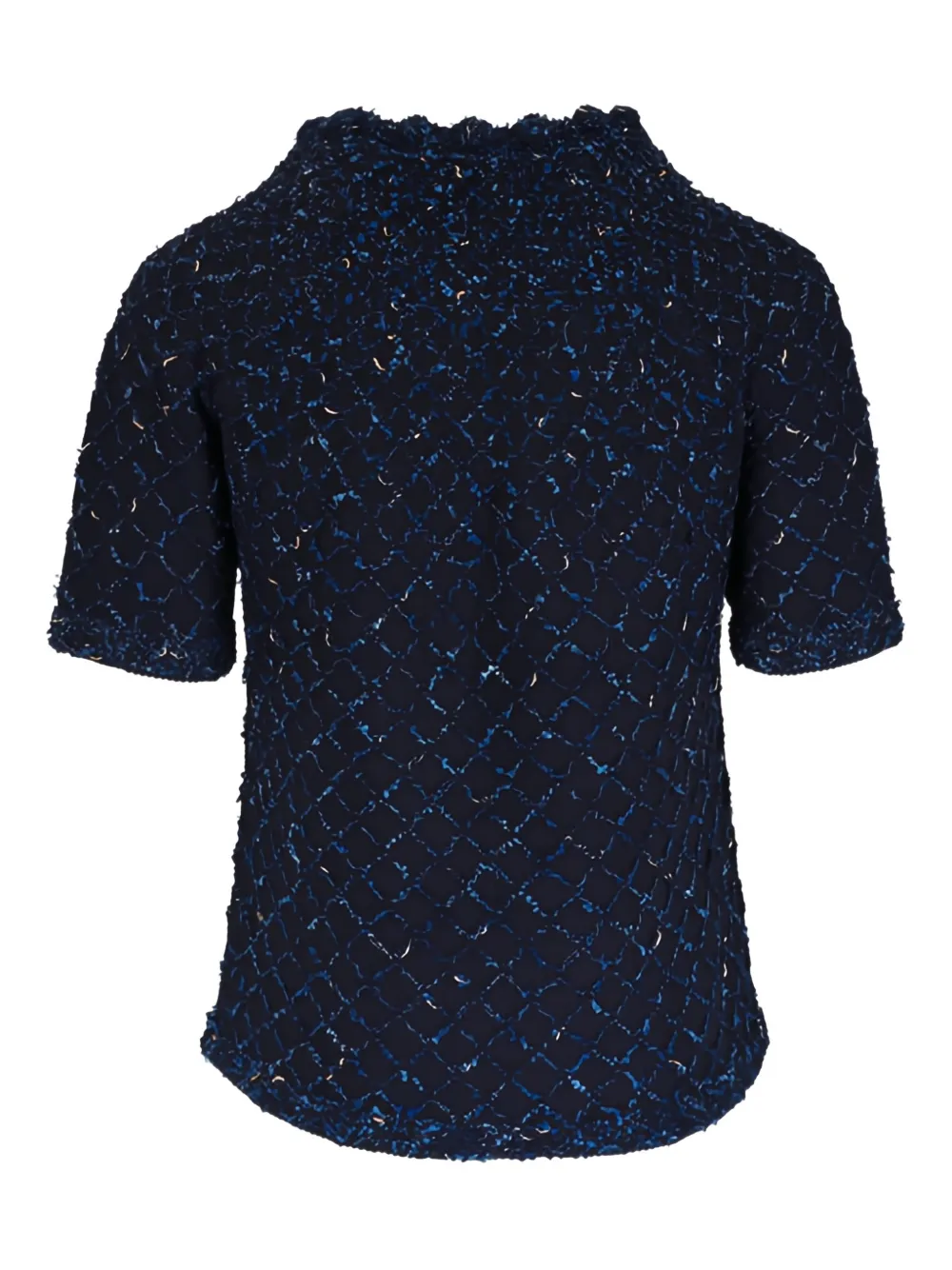 Lafayette 148 Top met korte mouwen - Blauw
