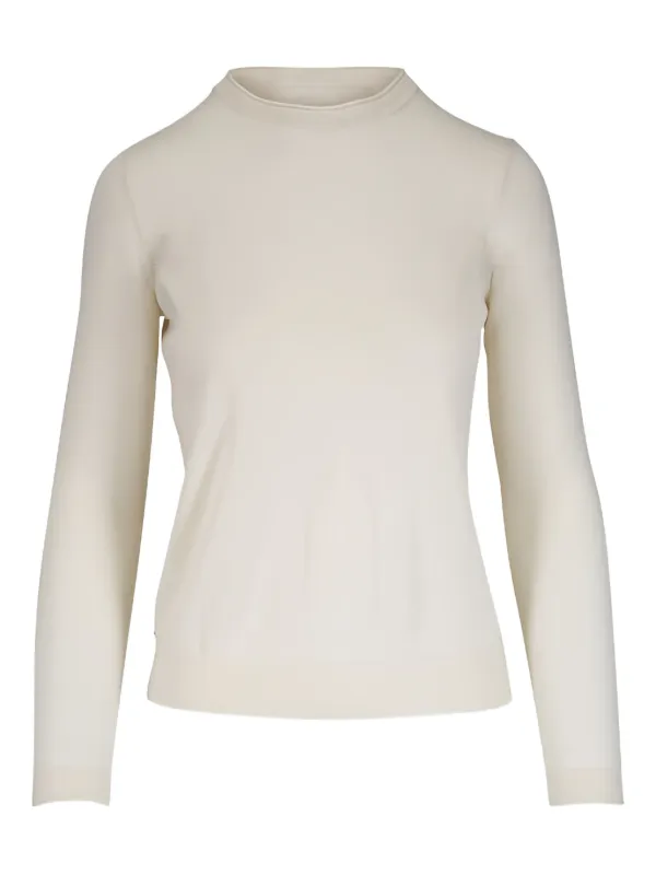 Lafayette 148 Cashmere Sweater in White