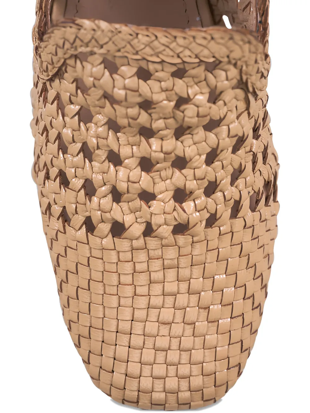 Ron White Carmen geweven loafers Beige