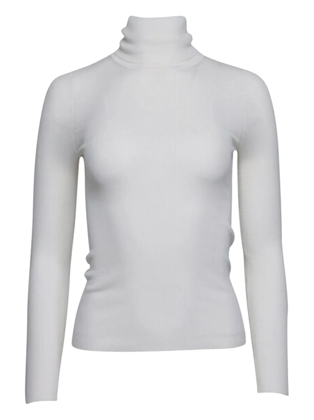 TWP Blusa canelada com gola alta | Branco | Image 1
