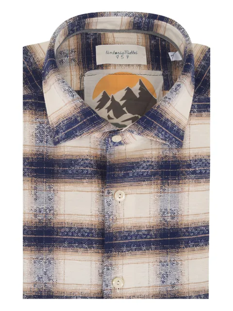 Tintoria Mattei cotton plaid shirt