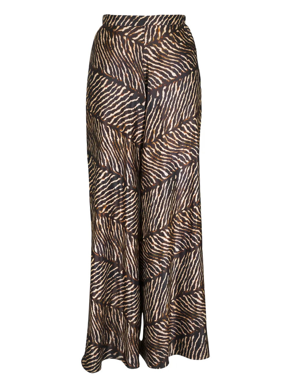 Peter Cohen animal-print palazzo pants | Brown | Image 1