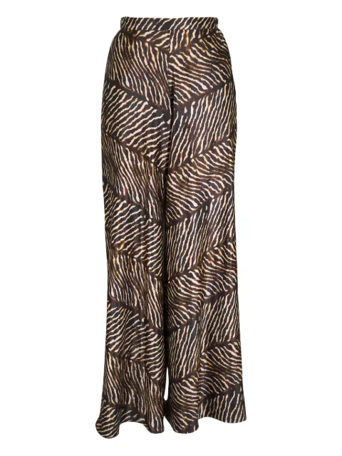 Peter Cohen animal-print palazzo pants