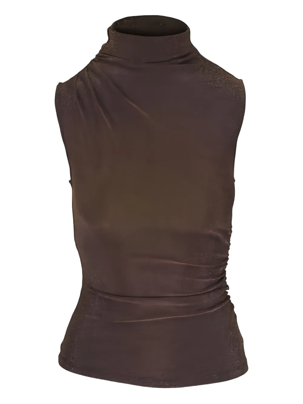 Veronica Beard Mylie mock-neck top - Gold