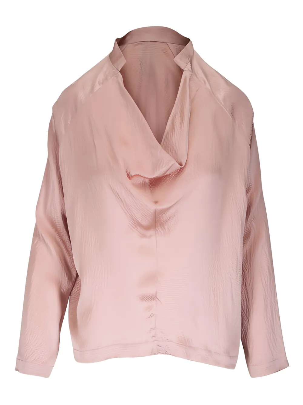 Zero + Maria Cornejo cowl-neck silk blouse - Pink