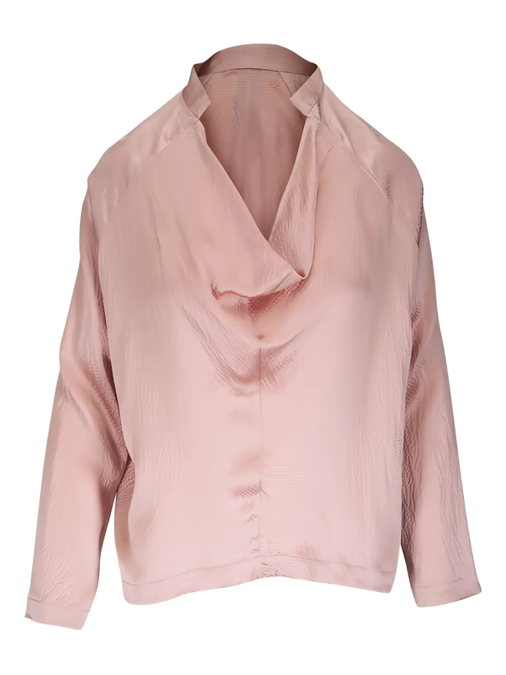 Zero + Maria Cornejo cowl-neck silk blouse - Pink
