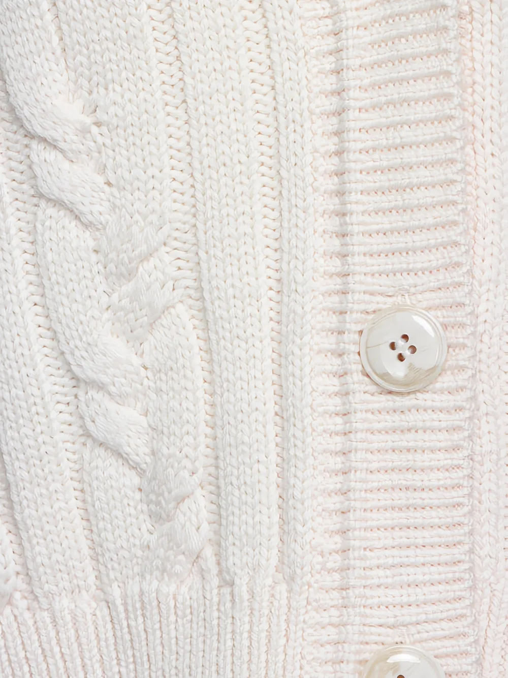 Twp Hemingway Cable-knit Buttoned Cardigan - Neutrals 