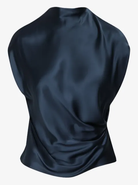 The Sei blusa drapeada