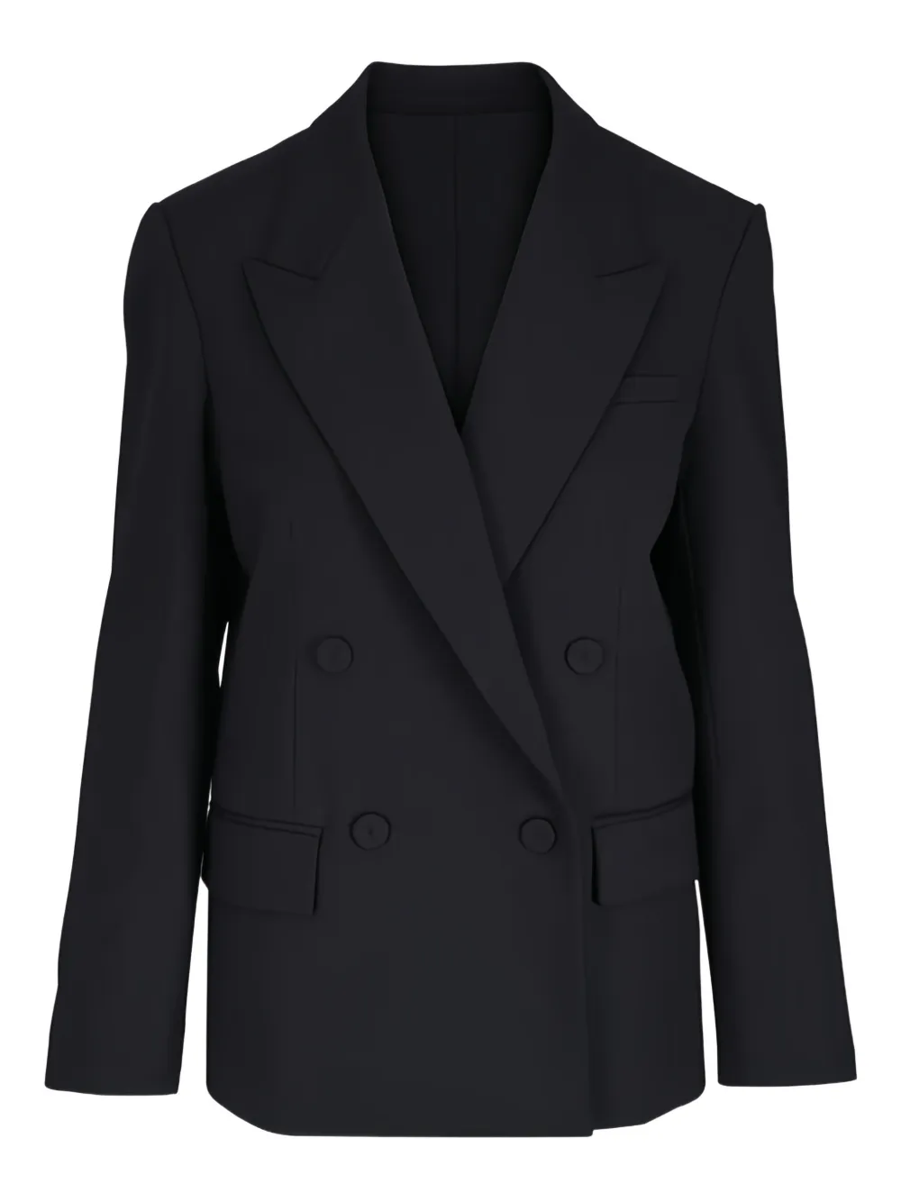 TWP Harper double-breasted blazer | Black | Image 1