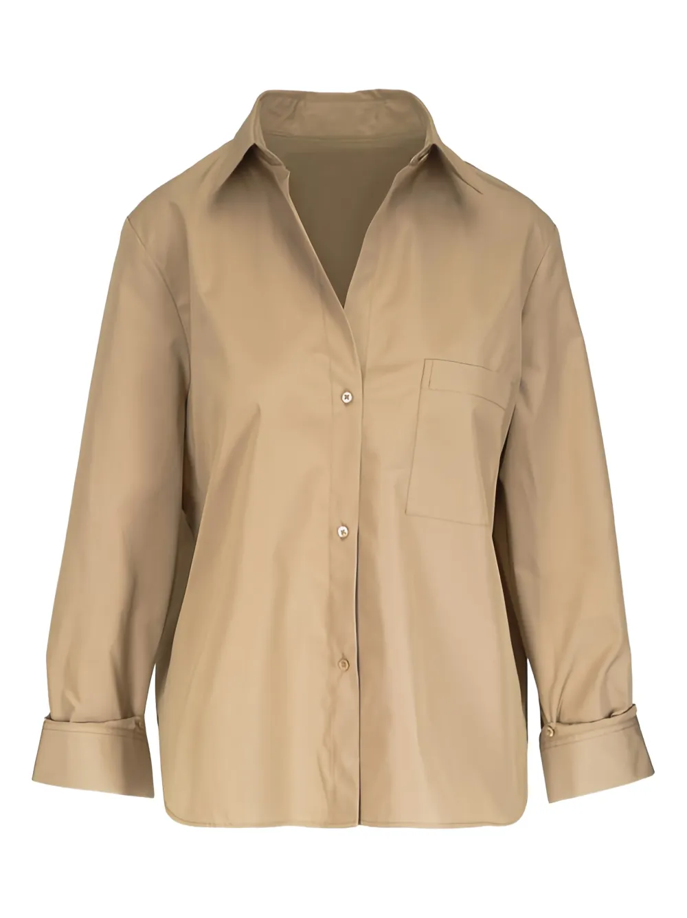 TWP chest-pocket shirt - Toni neutri