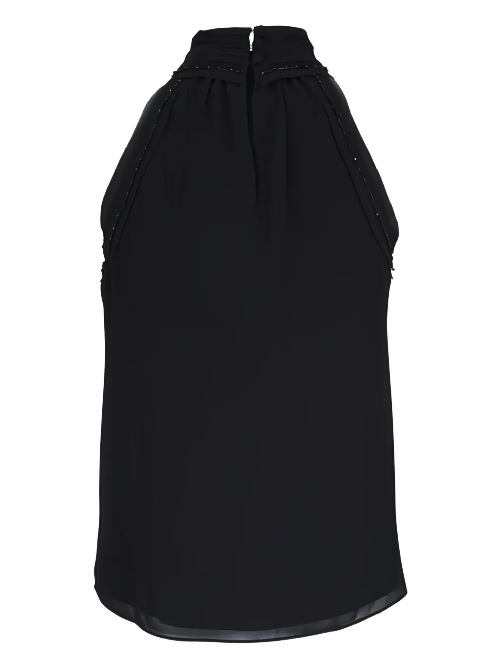 Veronica Beard Tanisha blouse met kralendetail - Zwart