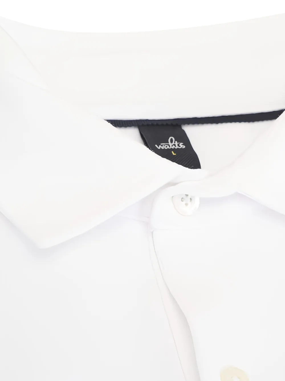 Wahts Overhemd met gespreide kraag - Wit