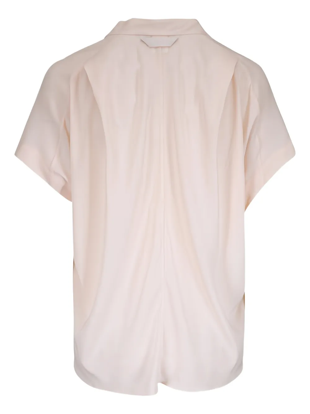 Zero + Maria Cornejo Shirt met ruches - Beige