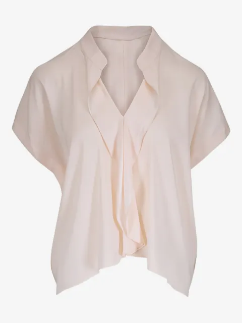 Zero + Maria Cornejo ruffled blouse