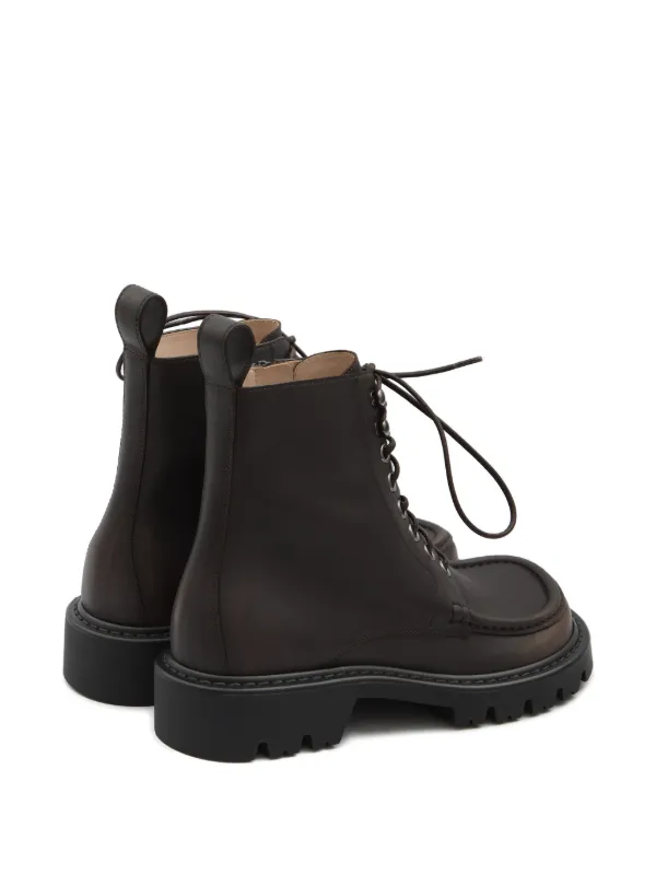 LOEWE lace-up Ankle Boots | Brown | FARFETCH display picture 2