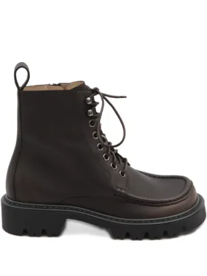 Rick Owens レースアップ ブーツ | グレー | FARFETCH JP