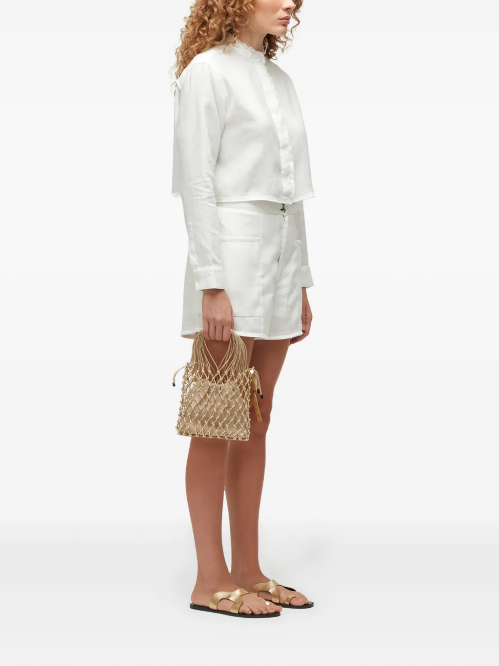 Osklen Linnen overhemd - Wit