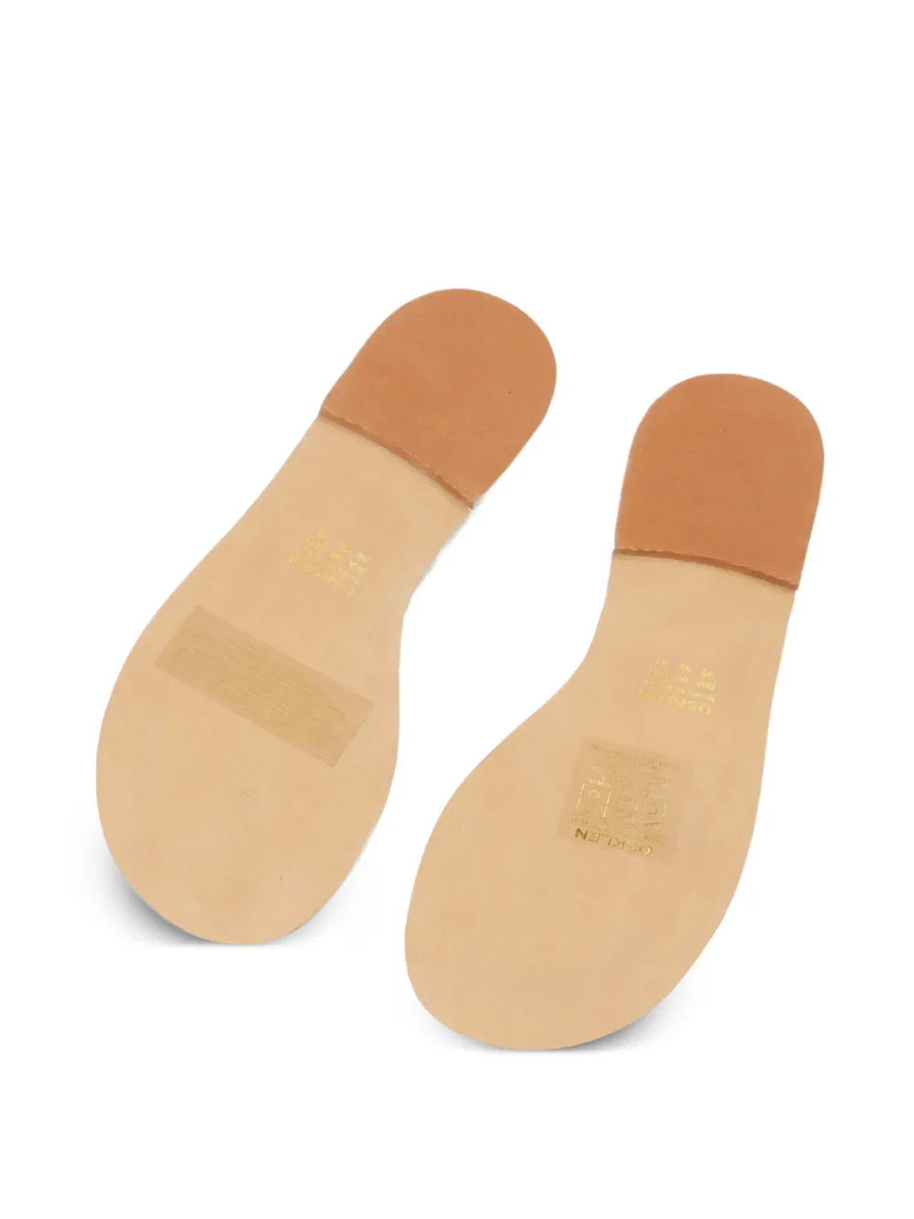 Osklen Sandalen met textuur Wit