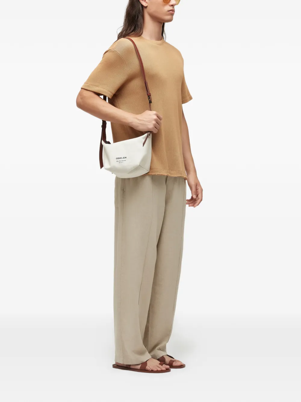 Osklen short-sleeve T-shirt - Beige